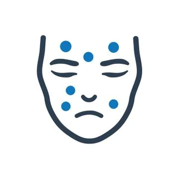 Facial Spot Icon Stock Illustration
