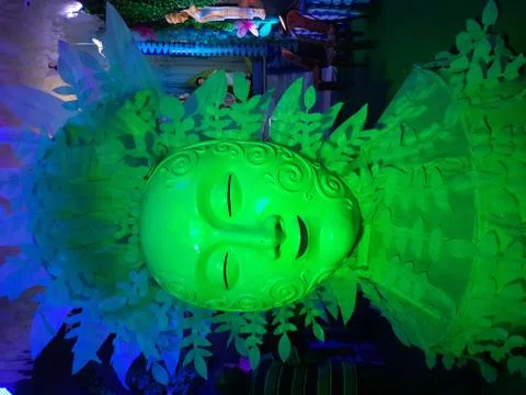 Facial statue. Stock Photos