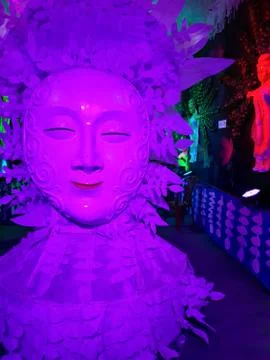 Facial statue. Stock Photos