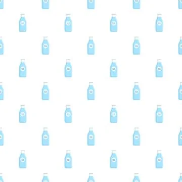 Facial toner bottle pattern seamless background product 스톡 일러스트