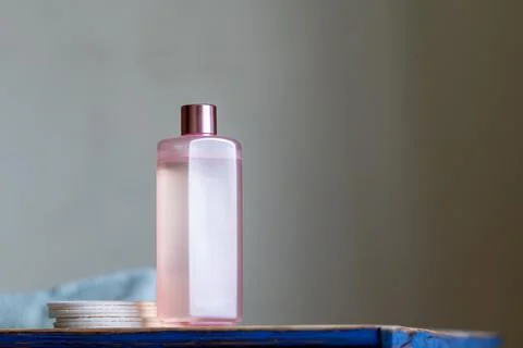 Facial toner on the surface Stock Photos