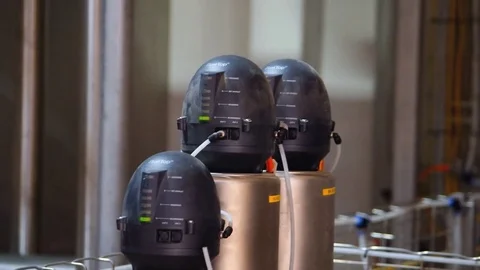 Facility with Machinery Close-up Video stock 81698363