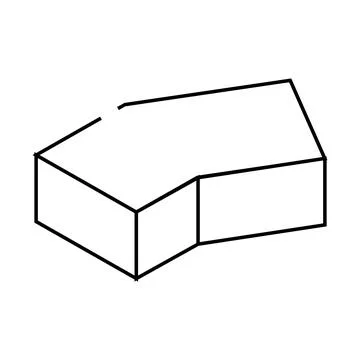 Facing brick for building line icon vector illustration Ilustración de archivo