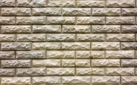 Facing bricks texture. brick wall pattern. Grunge background Stock Photos
