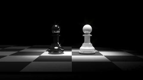 Facing the competition, the challenges of thinking and competitive business.. Stock Photos