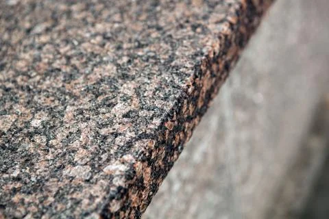 Facing material from a granite monument Stock Photos