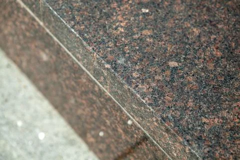 Facing material from a granite monument Stock Photos