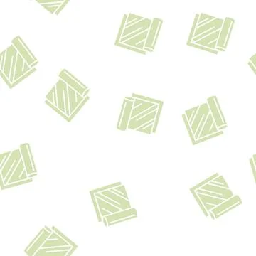 Facing wall layer glyph seamless pattern Stockillustratie