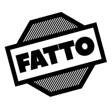 Fact black stamp Stock Illustration