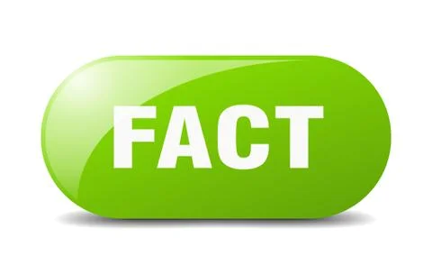 Fact button. fact sign. key. push button. Stock Illustration