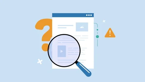 Fact checking tools for content misinformation and verification detection. Fact Stock Footage 323034303