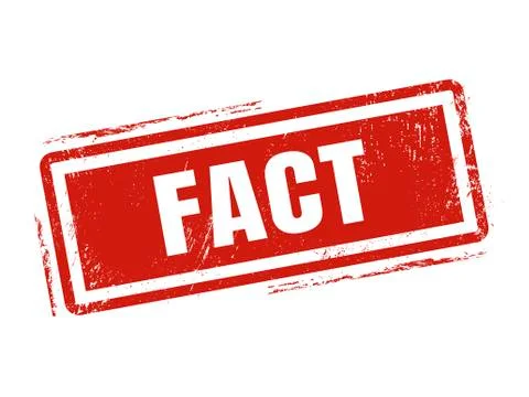 Fact red stamp style Stock-Illustration