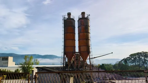 Factories Shaping Progress Stock Footage 292352124