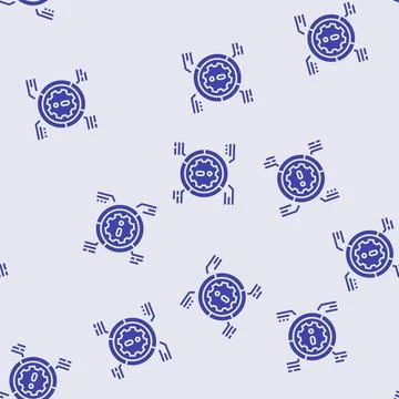 Factors risk glyph seamless pattern イラスト素材