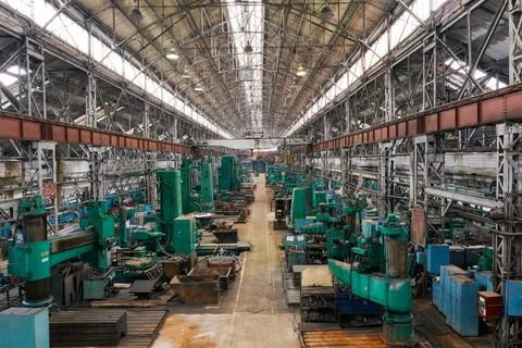 Factory of the 20th century. Stock Photos