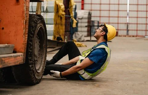Factory accident Stock Photos