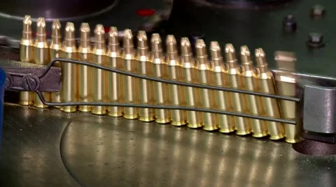 Factory of ammunition Stock Footage 49986623