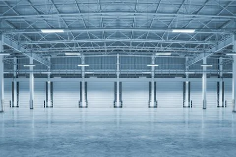 Factory and floor 库存照片