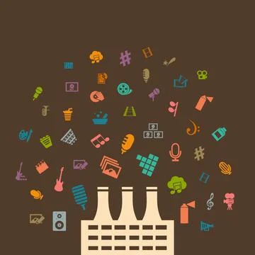 Factory of art Stock Photos