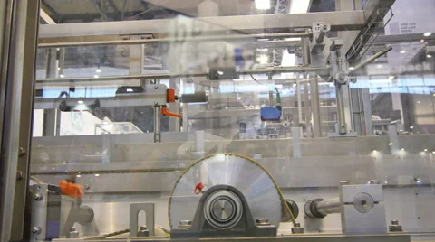 Factory Box Machine Manufactures Video stock 50616658