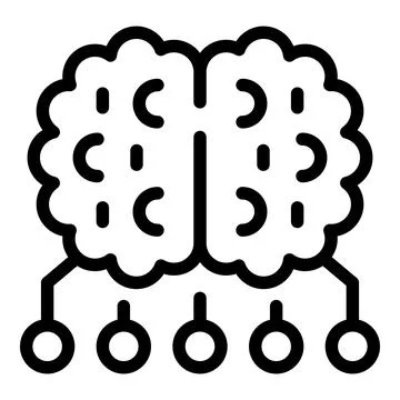 Factory brainstorming icon outline vector. Industry engineer イラスト素材