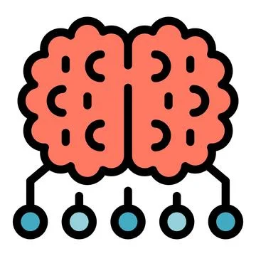 Factory brainstorming icon vector flat Illustrazione stock