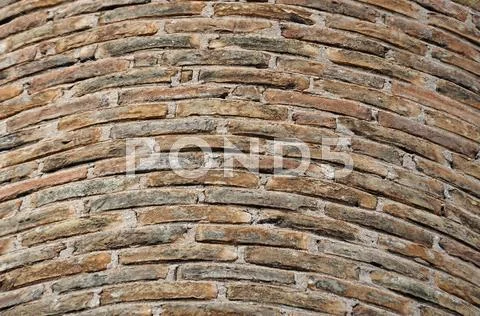 Factory brick chimney background Stock Photos