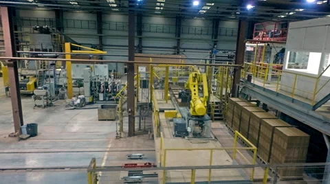 A factory for brick production Stock Footage 61275553