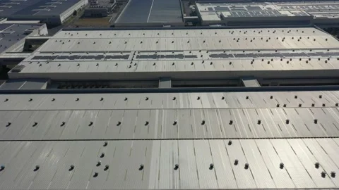 Factory building in city Video stock 166355145