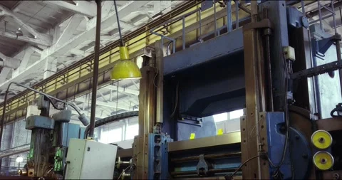 Factory of building materials and structures Stock Footage 166029746