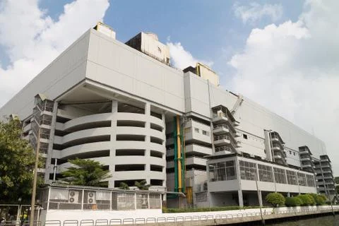 The factory building Foto stock