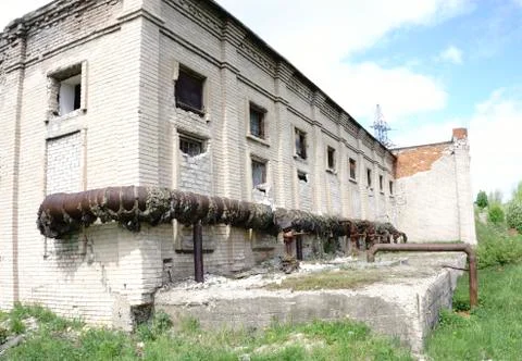 Factory buildings Stock Photos