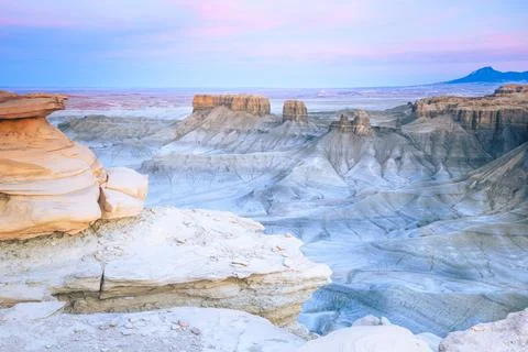 Factory Butte of Utah Foto stock