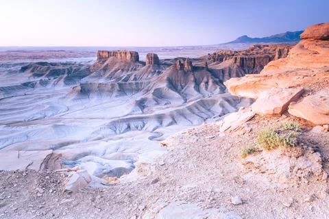 Factory Butte of Utah Foto stock