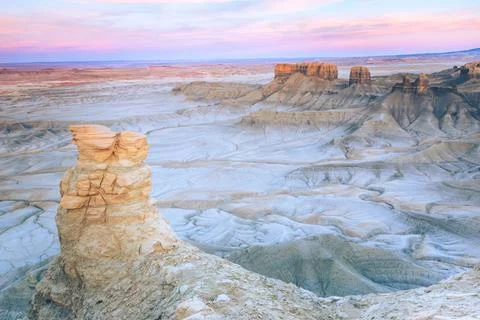 Factory Butte of Utah Foto stock