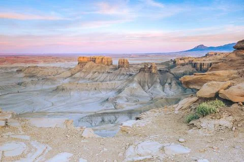 Factory Butte of Utah Foto stock