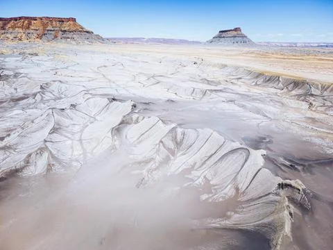 Factory Butte of Utah Stock-Fotos
