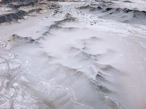 Factory Butte of Utah Foto stock
