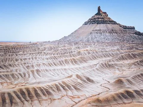 Factory Butte of Utah Stock Photos