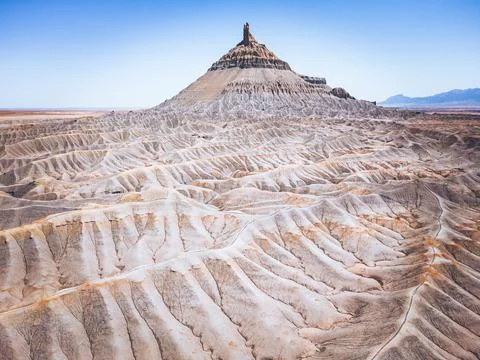Factory Butte of Utah Stock-Fotos