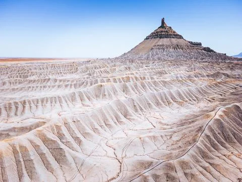 Factory Butte of Utah Stock Photos
