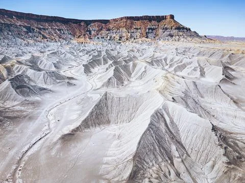 Factory Butte of Utah Stock Photos