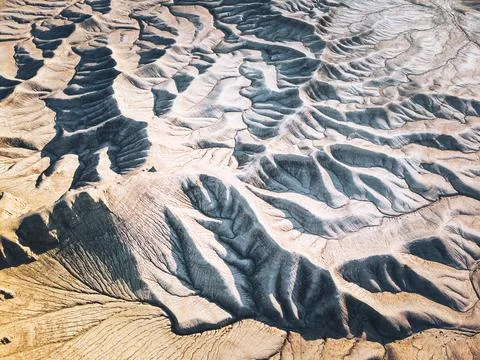 Factory Butte of Utah Foto stock
