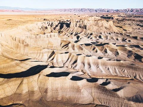 Factory Butte of Utah Stock Photos