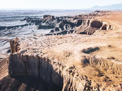 Factory Butte of Utah Stock Photos