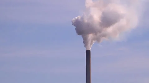 Factory Chimney 库存影片 39565616