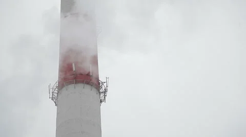 Factory chimney Stock Footage 46400614