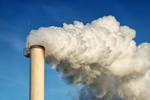 Factory chimney Stock Photos