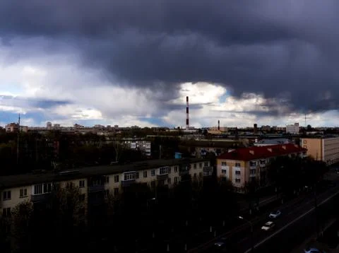 The Factory chimneys. 스톡 사진