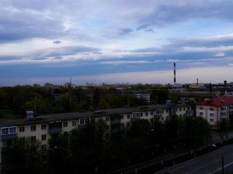 The Factory chimneys. Stock Photos